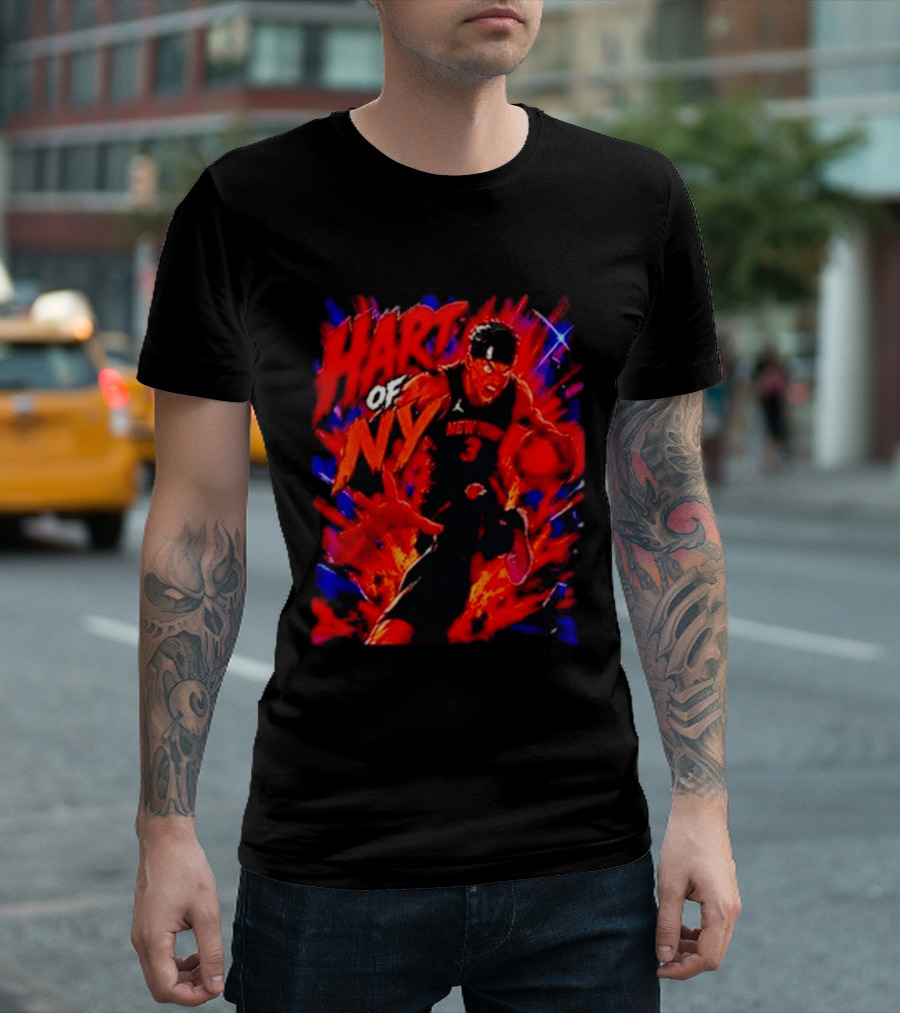 New York Knicks Josh Hart Of NY Black Basketball T-Shirt