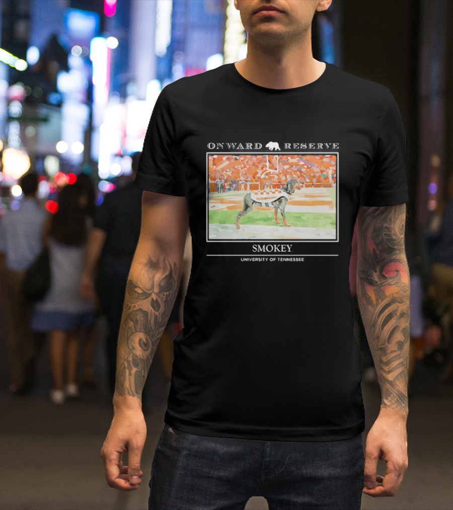 Onward Reserve Smokey University Of Tennessee Volunteers Football Stadium T-Shirt