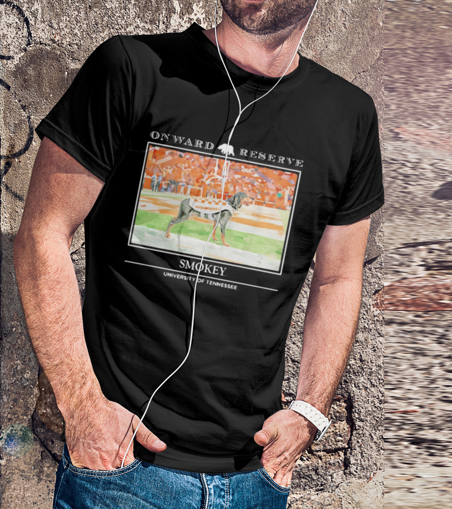 Onward Reserve Smokey University Of Tennessee Volunteers Football Stadium T-Shirt