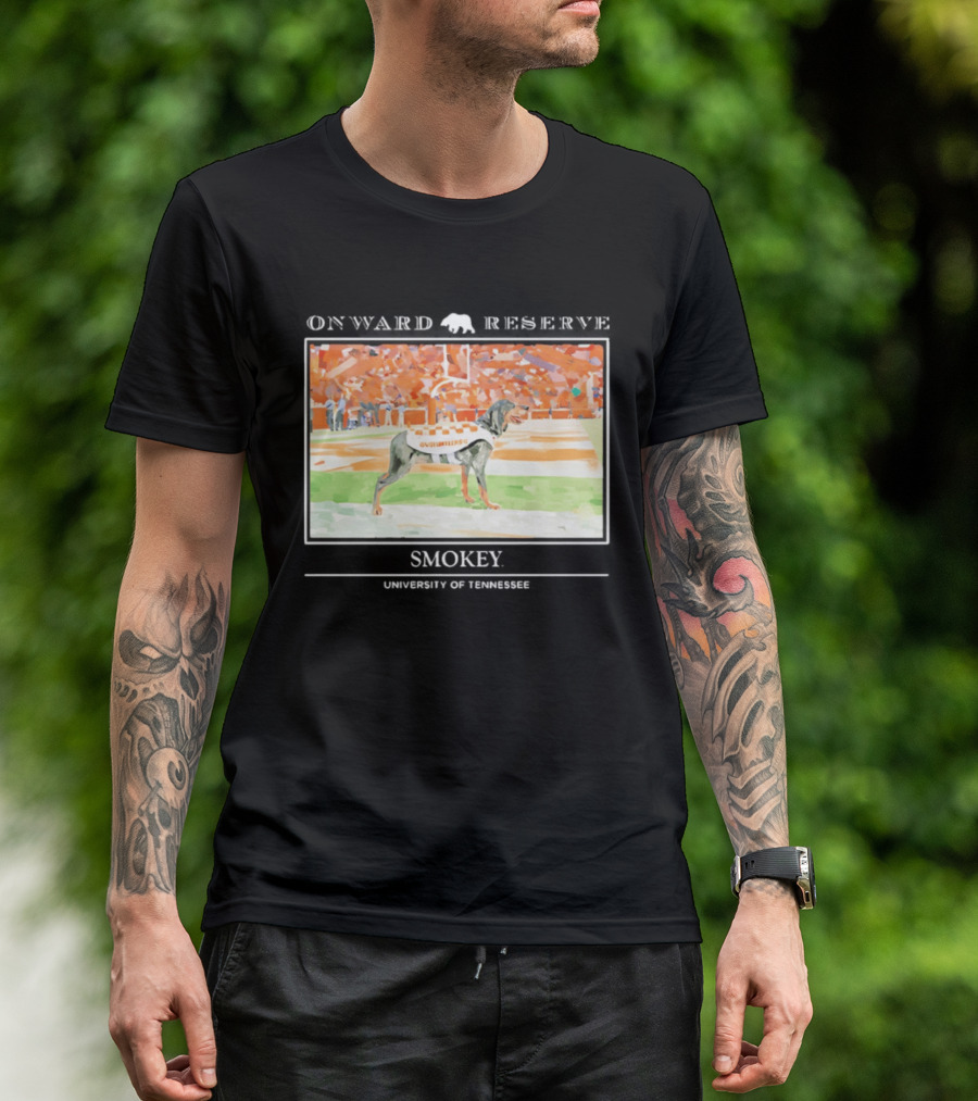 Onward Reserve Smokey University Of Tennessee Volunteers Football Stadium T-Shirt