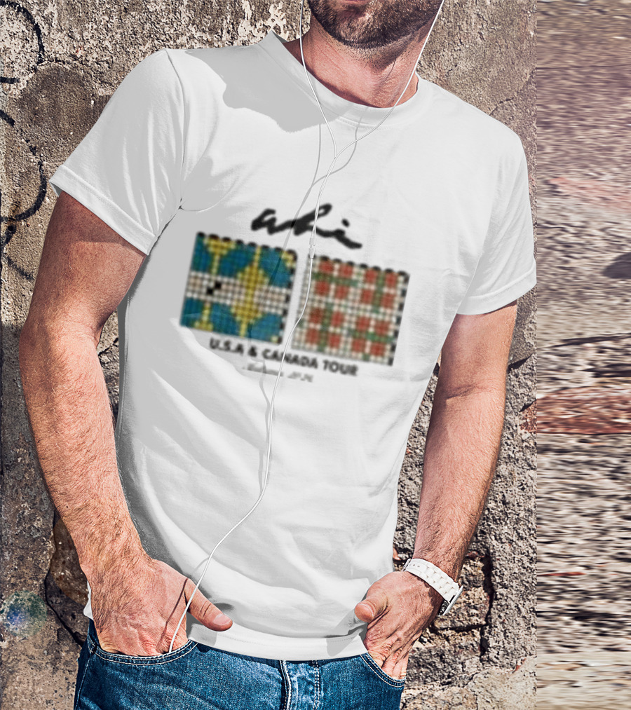 Ali USA Canada Tour Radio Tiles Mosaic T-Shirt