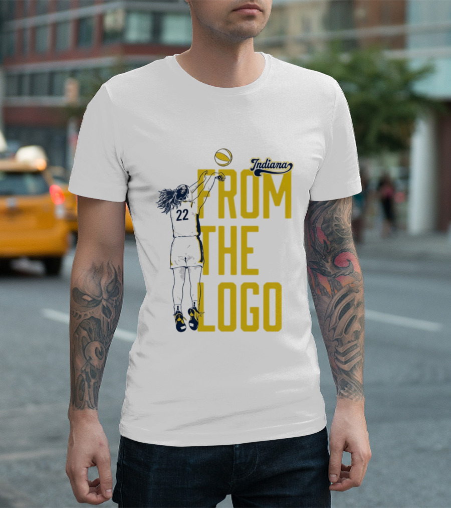 Caitlin Clark Indiana From The Logo Basketball 22 T-Shirt