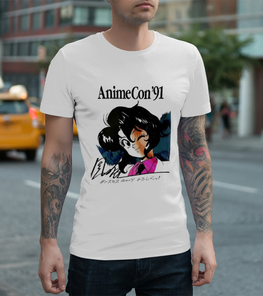 Anime Con '91 Character With Autograph And Japanese T-Shirt