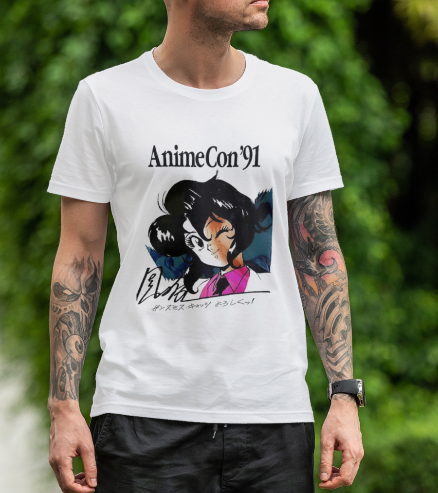 Anime Con '91 Character With Autograph And Japanese T-Shirt