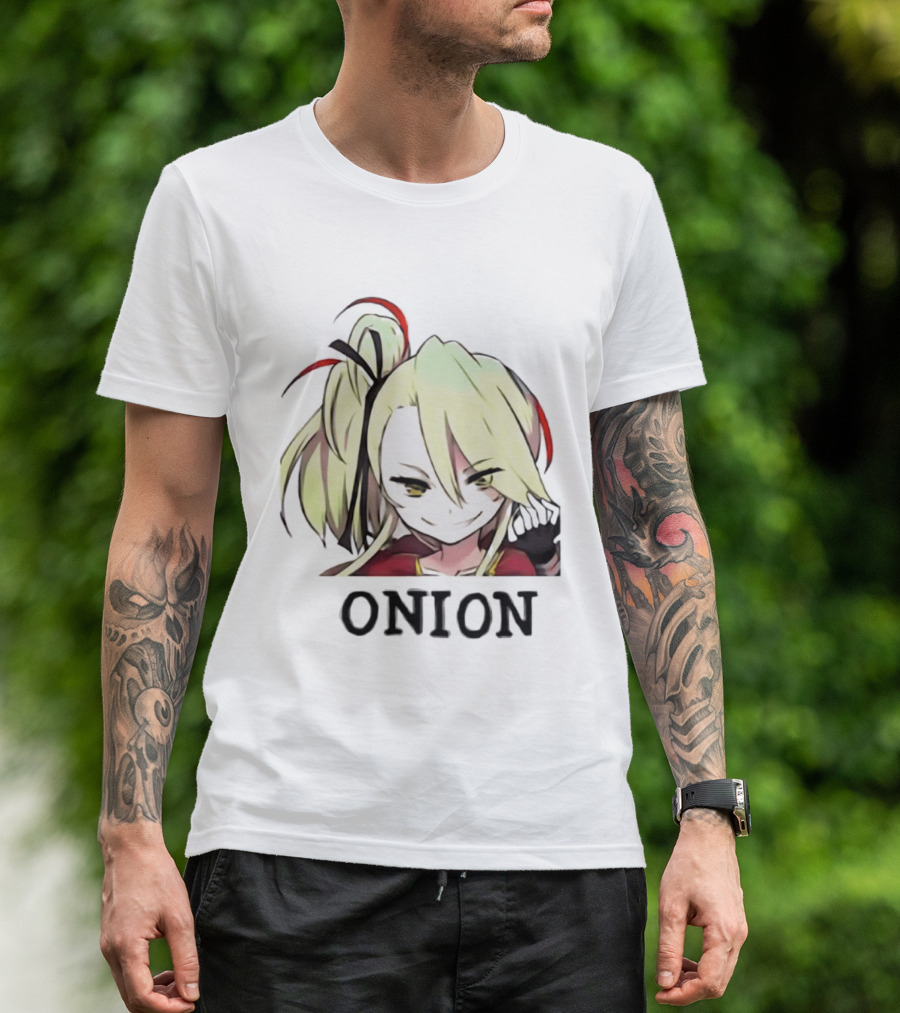 Deathpolca Anime Style Character With Onion T-Shirt