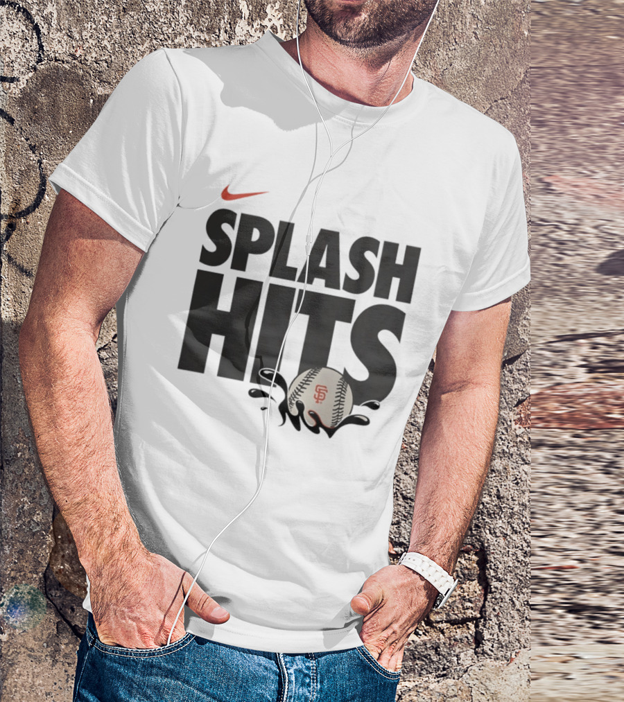 Nike San Francisco Giants Splash Hits Baseball T-Shirt