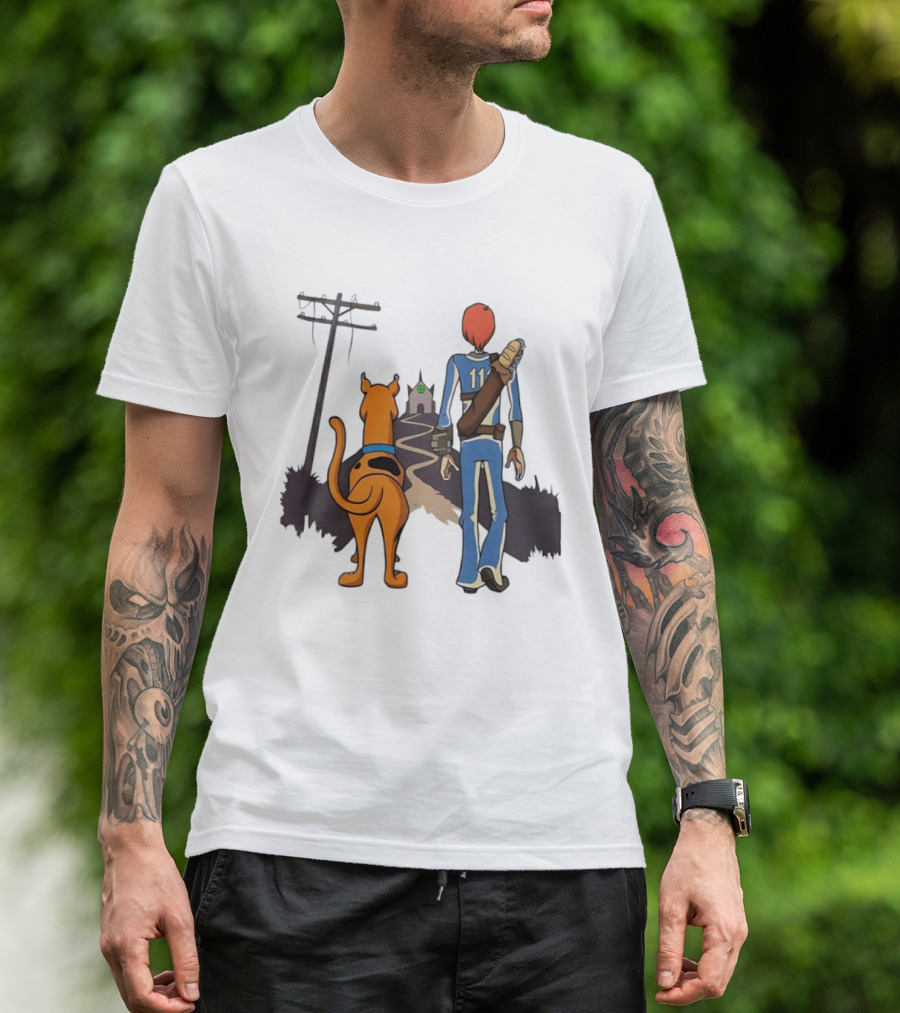 Scooby Doo Shaggy Rogers Fallout Vault Dweller Adventure T-Shirt