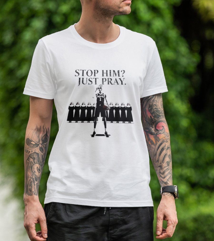 Victor Wembanyama San Antonio Spurs NBA Stop Him Just Pray T-Shirt
