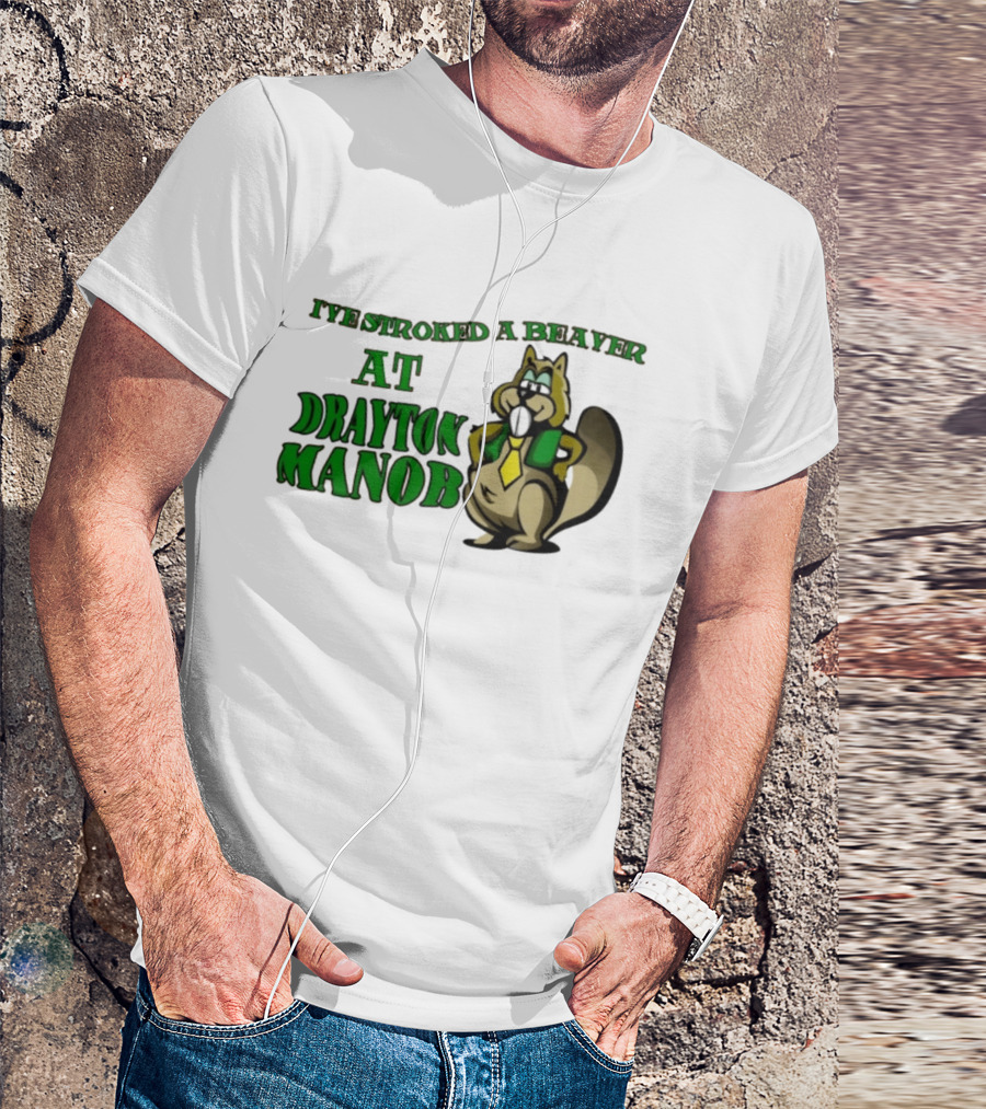 I've Stroked A Beaver At Drayton Manor Cartoon T-Shirt