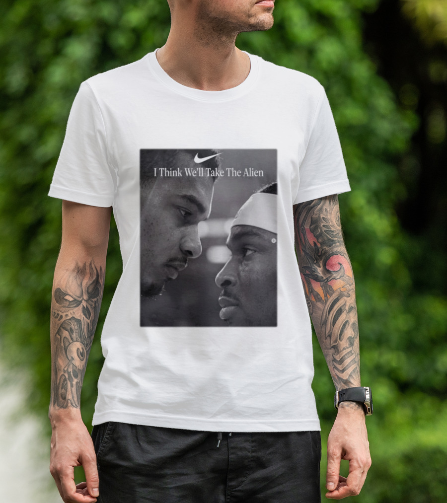 I Think We'll Take The Alien NBA Basketball Victor Wembanyama T-Shirt