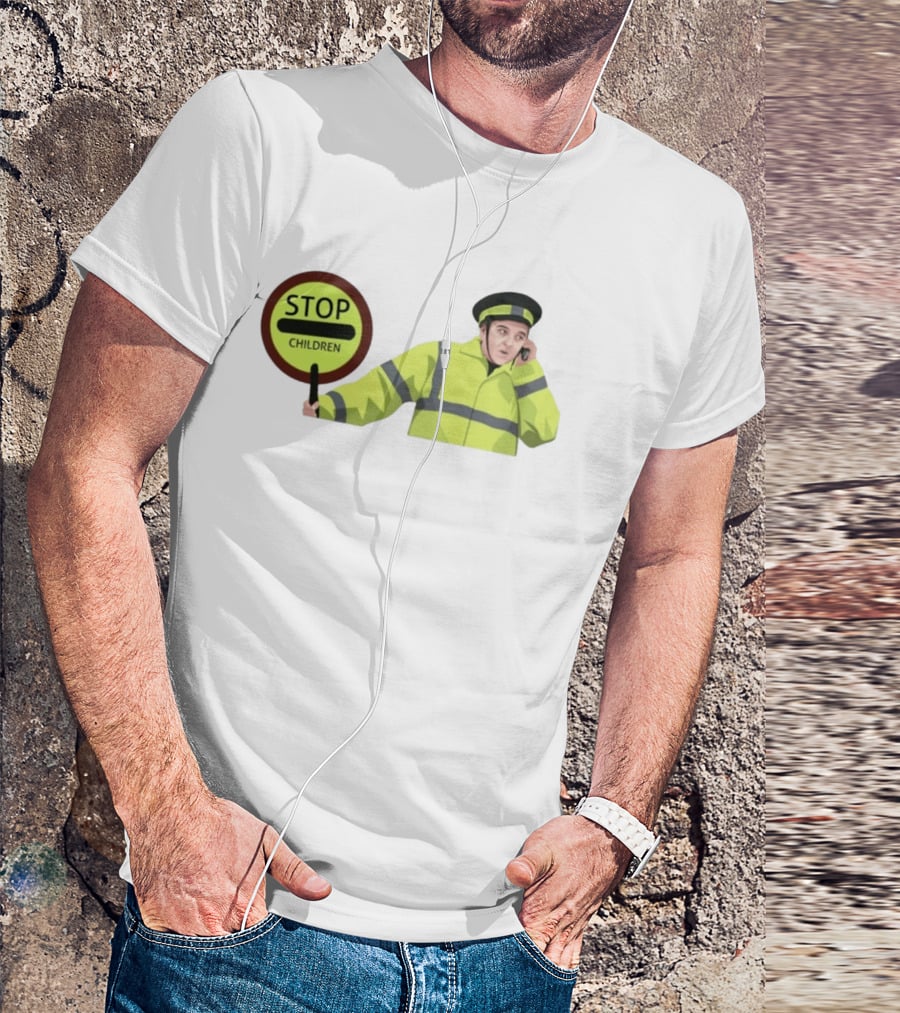 Line Of Duty Stop Children Max And Paddy Crossing Guard T-Shirt