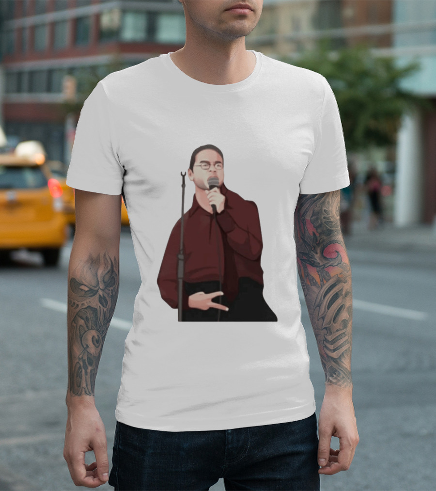 Max And Paddy Stand Up Comedy Performance Live Stage Microphone T-Shirt