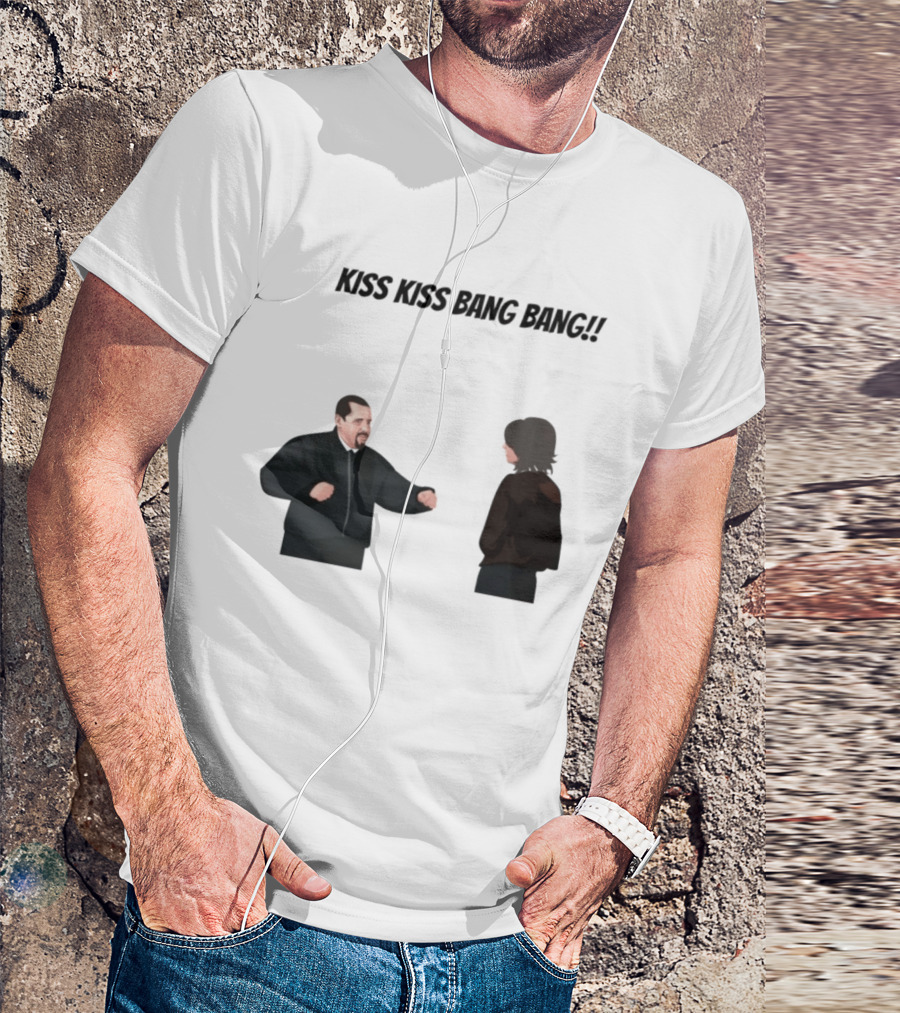 Kiss Kiss Bang Bang Bobby Bacala And Tony Soprano HBO Series T-Shirt