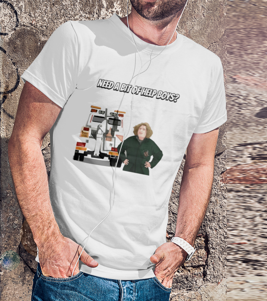 NEED A BIT OF HELP BOYS Paddy Tow Truck Raymond Stantz T-Shirt
