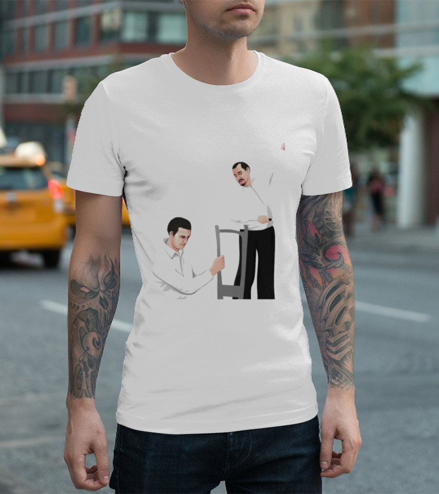 Max And Paddy Pine Barrens Christopher Moltisanti Paulie Gualtieri Chair Scene T-Shirt