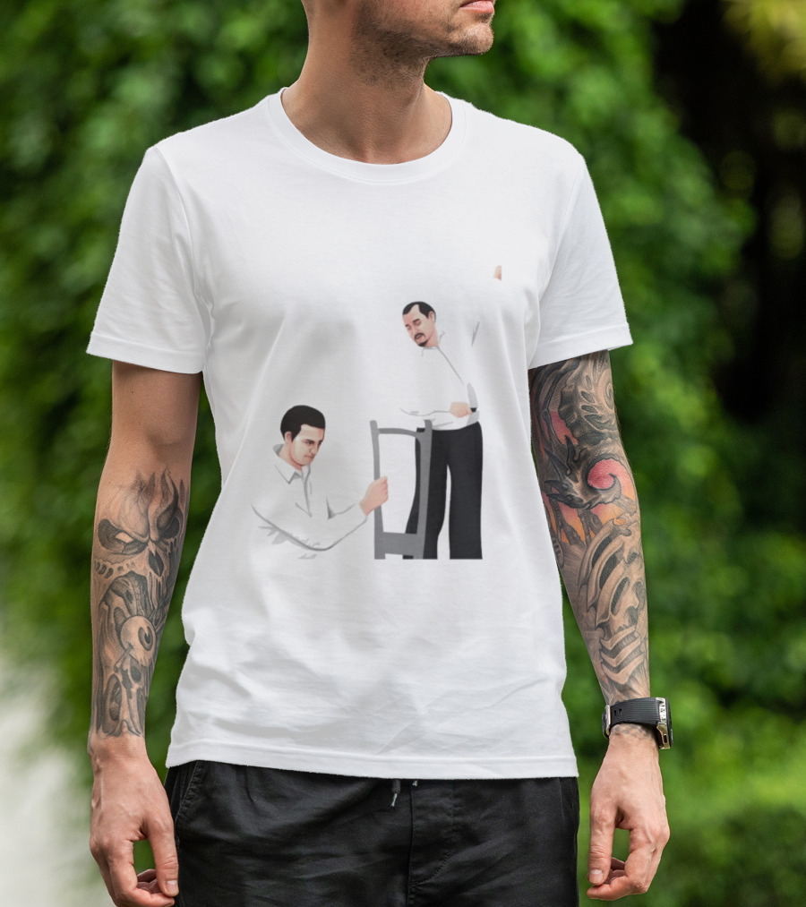 Max And Paddy Pine Barrens Christopher Moltisanti Paulie Gualtieri Chair Scene T-Shirt