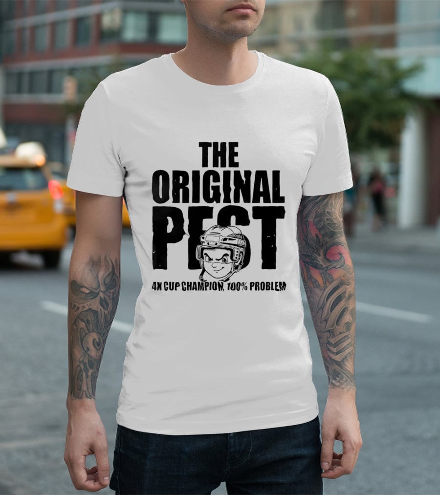 The Original Pest 4x Cup Champion 100% Problem T-Shirt