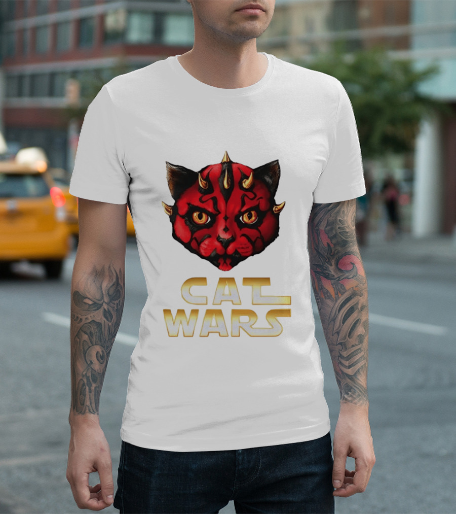 Darth Maul Cat Wars Star Wars Quality Comfortable Wear T-Shirt