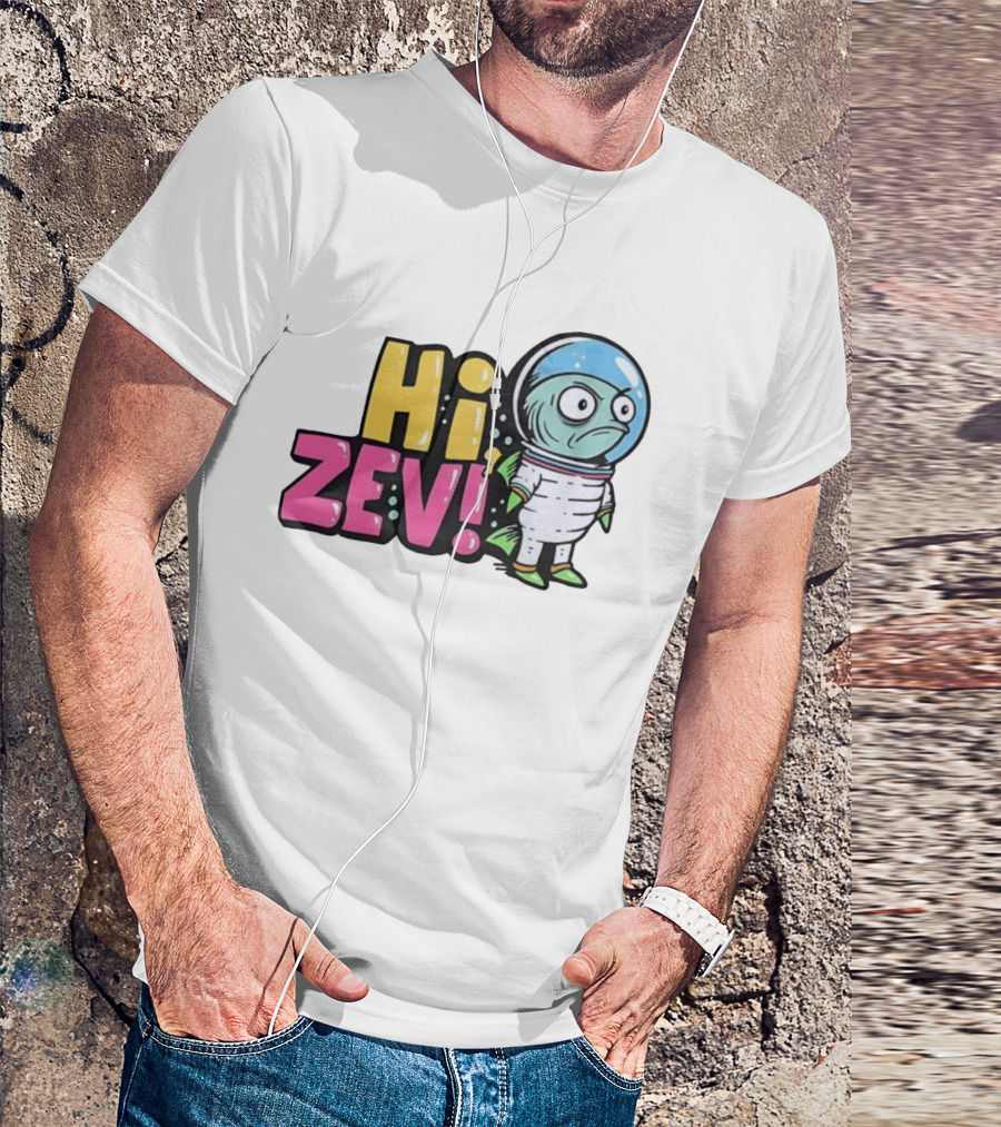 Hi Zev Astronaut Fish NBA New York Knicks Jalen Brunson Cartoon T-Shirt