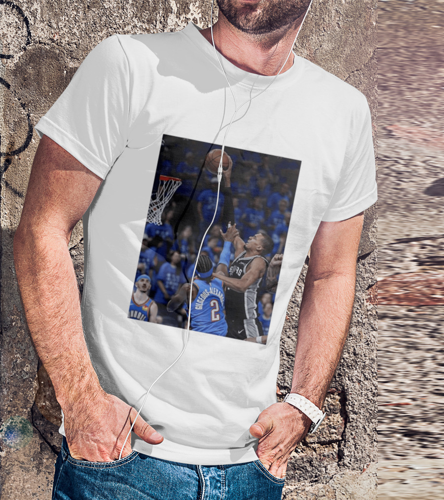 Victor Wembanyama Shai Gilgeous Alexander NBA Showdown San Antonio Spurs Vs Oklahoma City Thunder T-Shirt