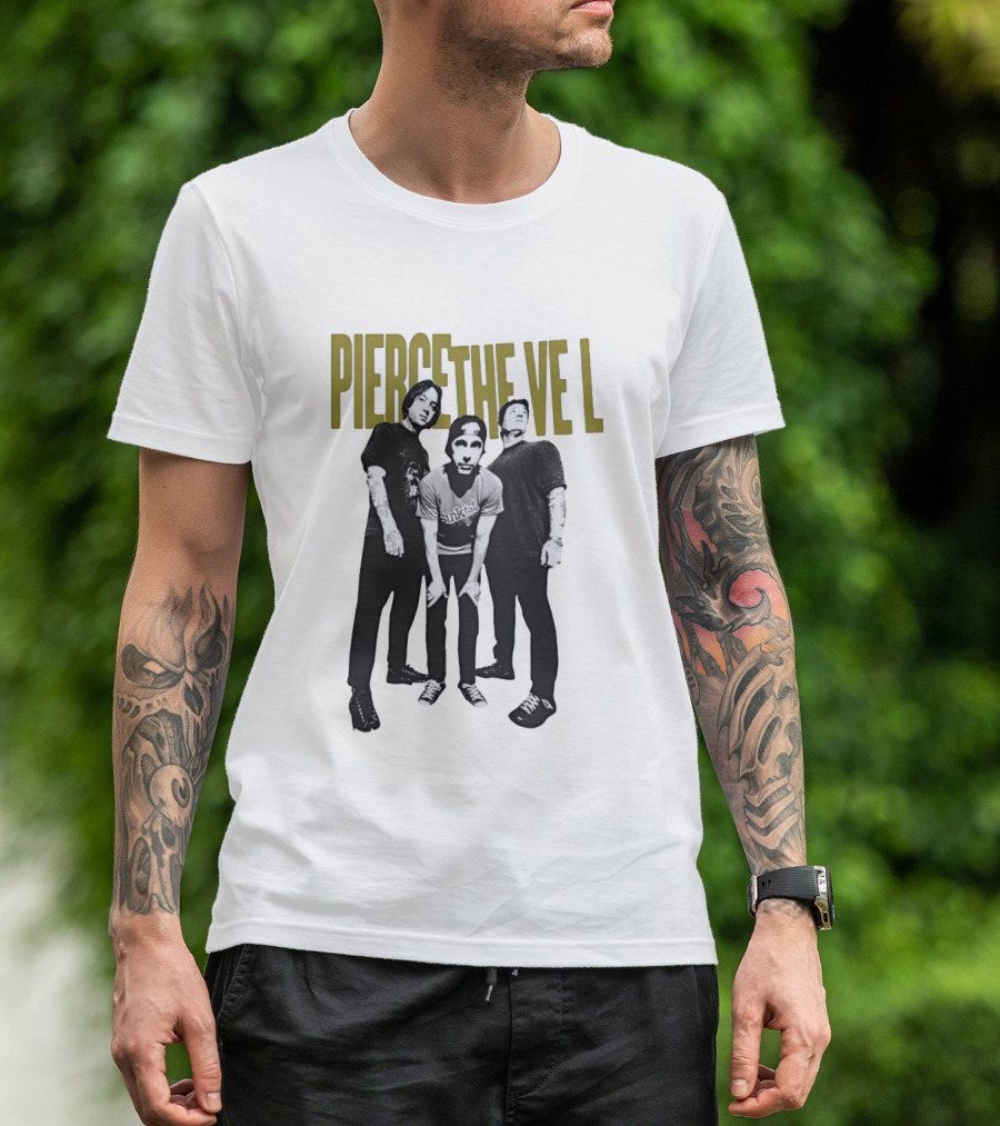 Pierce The Veil Band Vic Fuentes Tony Perry Jaime Preciado Music Fan T-Shirt