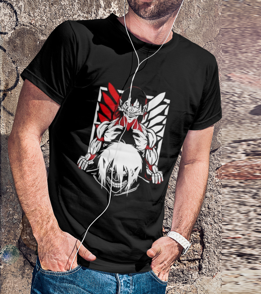 Attack On Titan Eren Yeager Female Titan Wings Of Freedom Fight For Humanity 2026 Collector's Edition T-Shirt