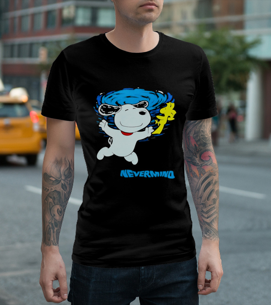 Snoopy Woodstock Nevermind Swimming Adventure T-Shirt