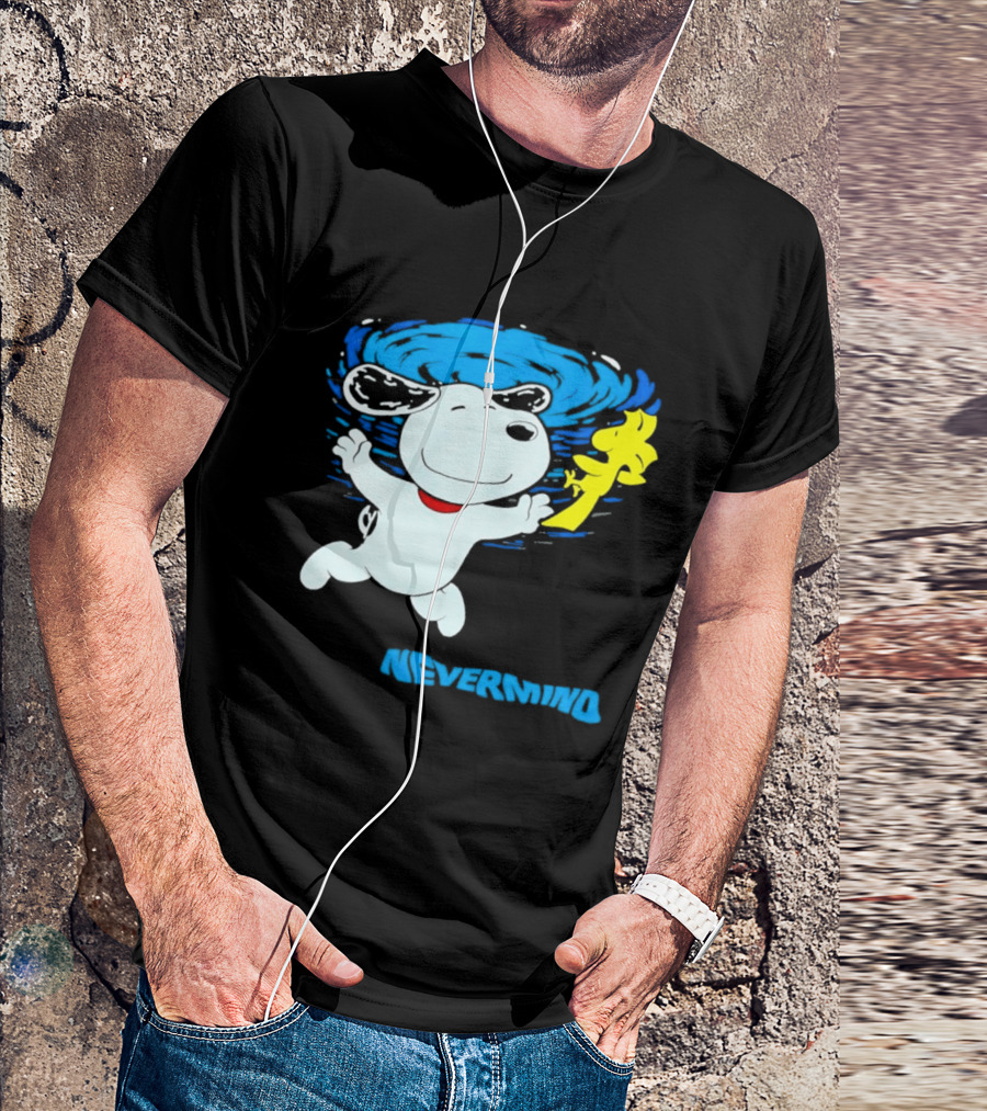 Snoopy Woodstock Nevermind Swimming Adventure T-Shirt