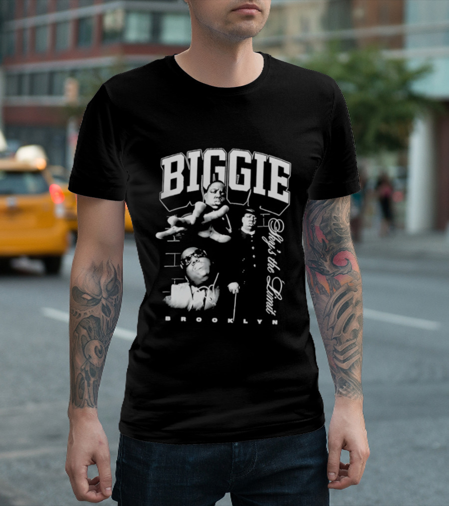 Biggie Smalls Notorious B.I.G. Brooklyn Sky's The Limit 2026 T-Shirt
