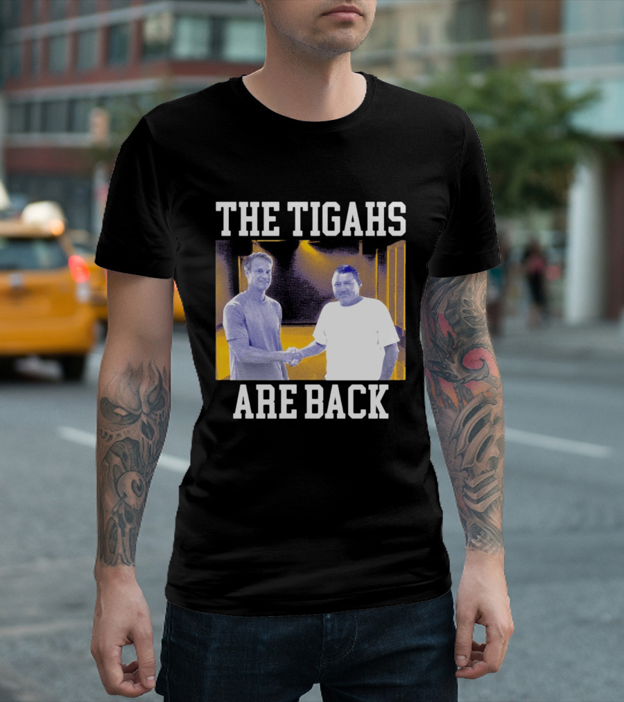 The Tigahs Are Back Brian Kelly Handshake T-Shirt