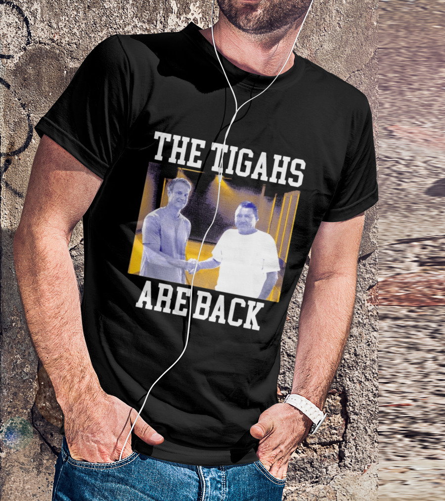 The Tigahs Are Back Brian Kelly Handshake T-Shirt