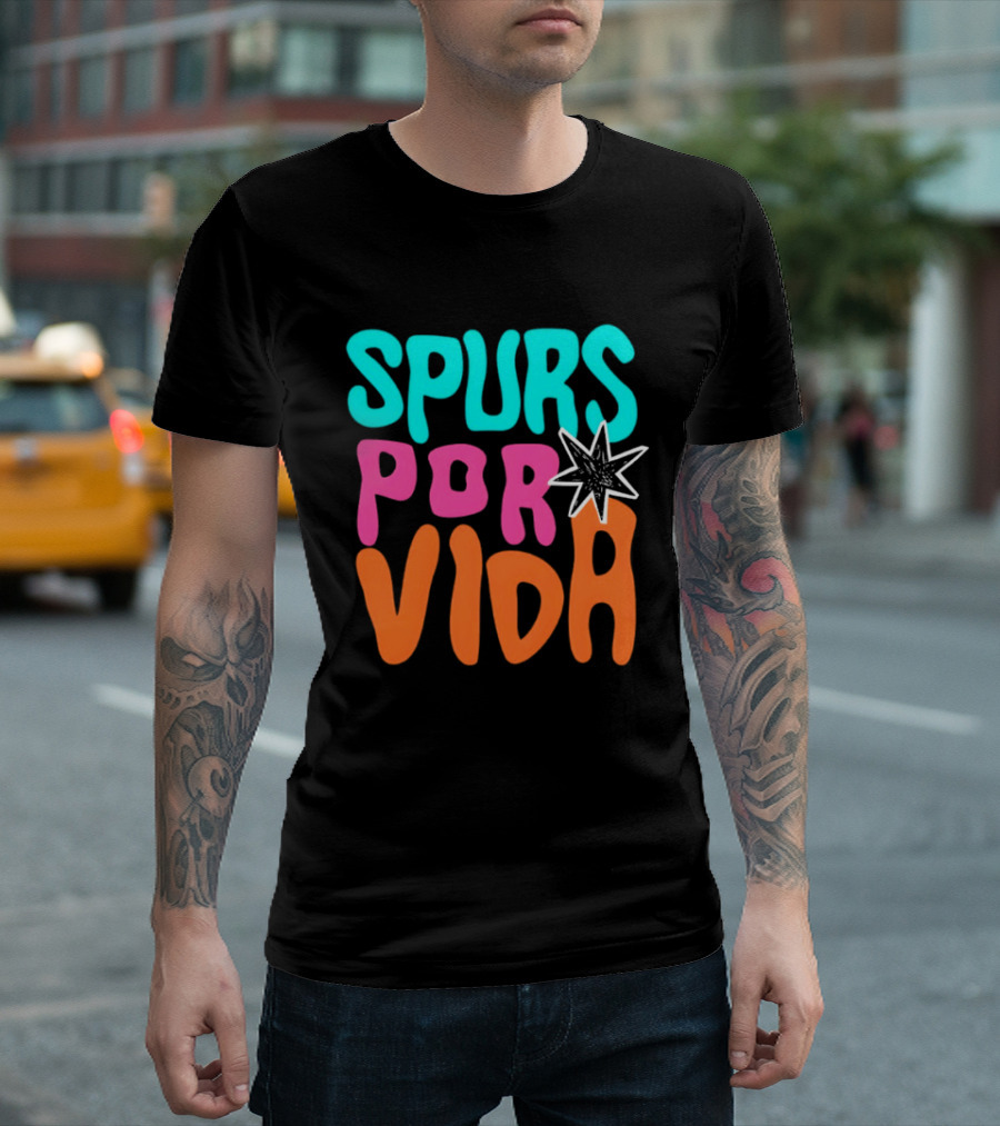 Spurs Por Vida San Antonio Basketball NBA 2026 T-Shirt