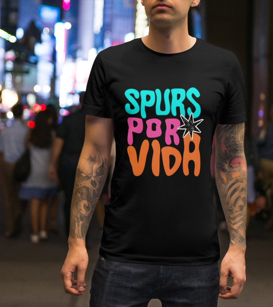 Spurs Por Vida San Antonio Basketball NBA 2026 T-Shirt