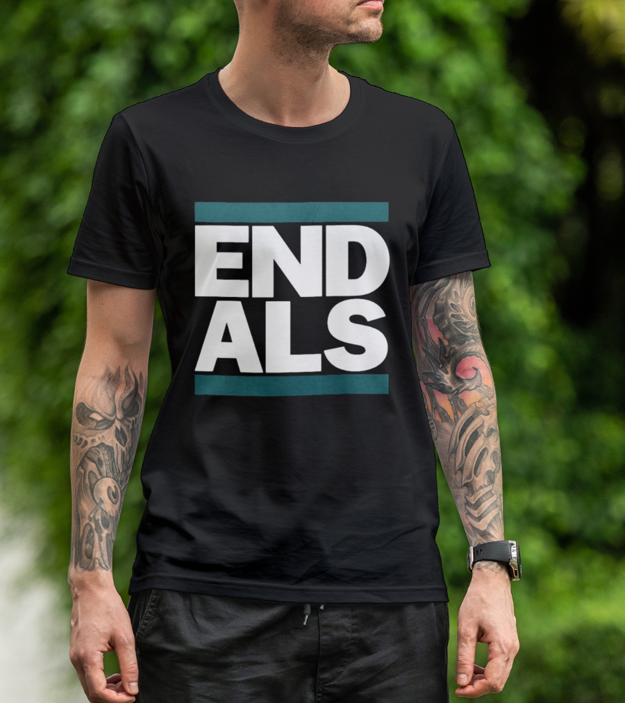 END ALS Seattle Mariners Baseball Support Initiative T-Shirt