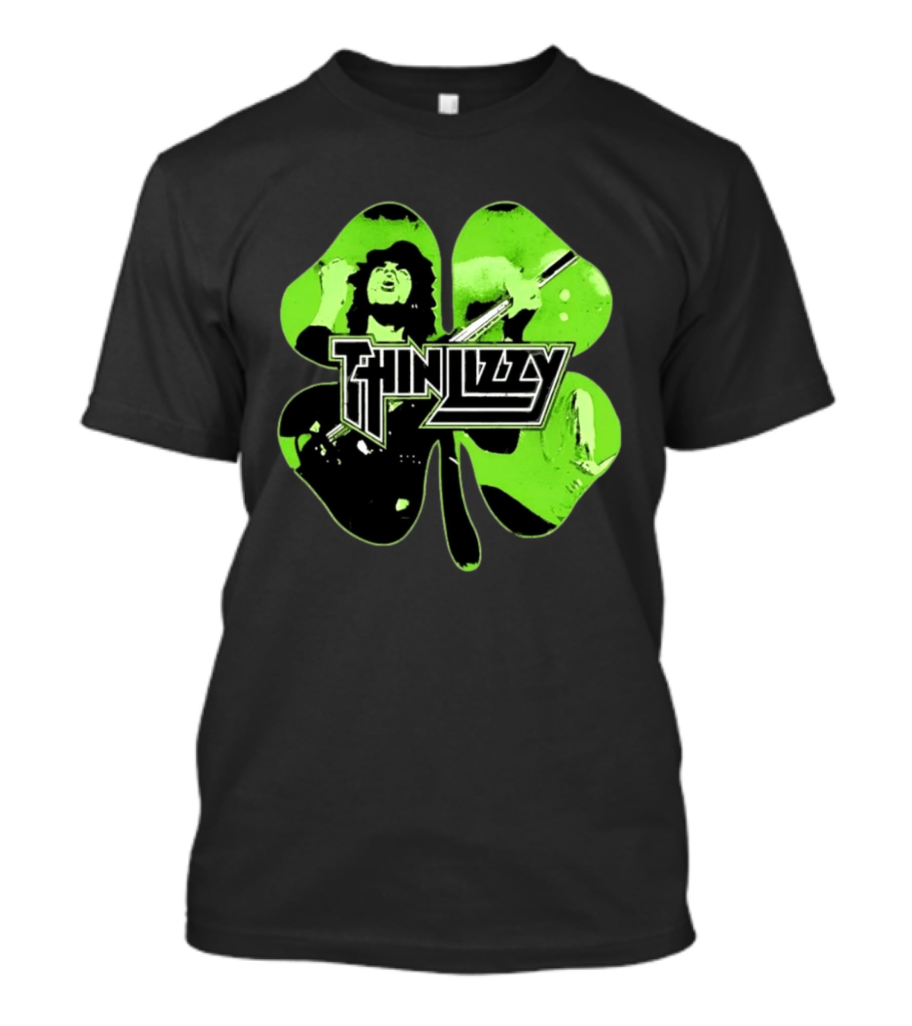 Thin Lizzy Irish Rock Band Green Clover St. Patrick's Day 2026 T-Shirt