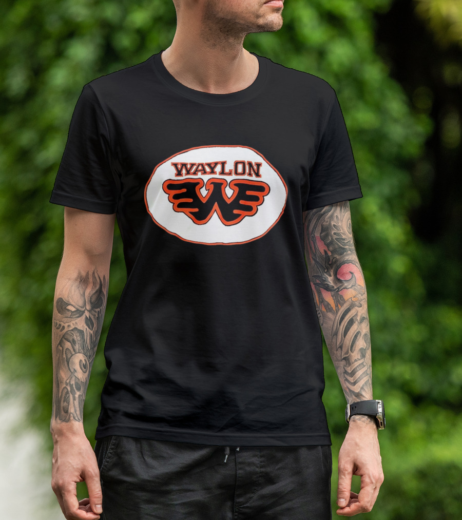 Waylon Jennings Outlaw Country Winged WW 2026 Collection T-Shirt