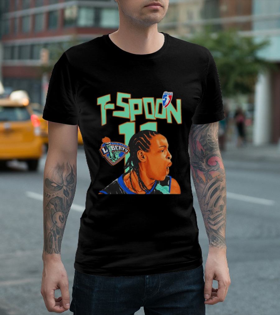 WNBA Spoon Teresa Weatherspoon New York Liberty Basketball 11 T-Shirt