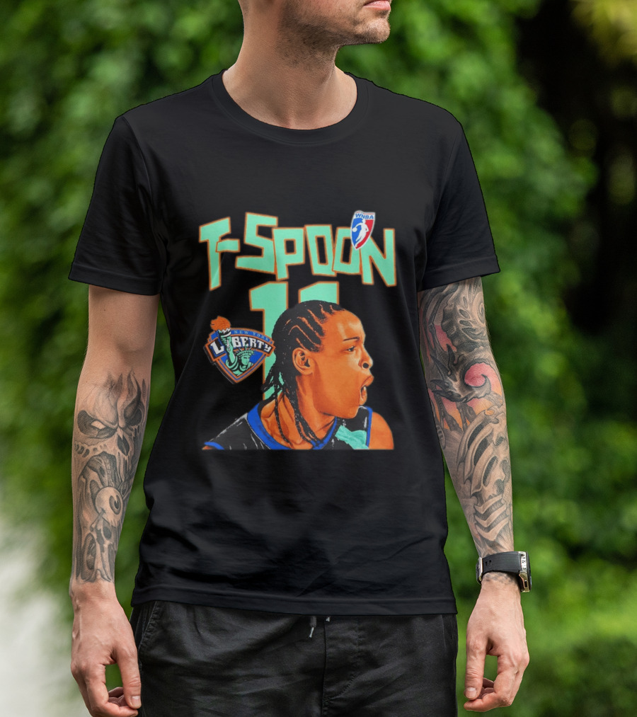 WNBA Spoon Teresa Weatherspoon New York Liberty Basketball 11 T-Shirt