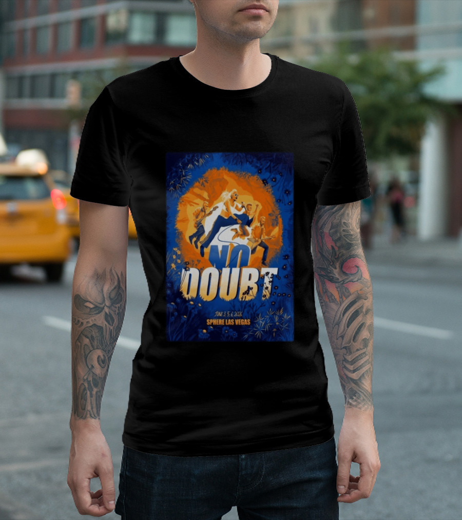 No Doubt June 3 5 6 2026 Sphere Las Vegas Concert Event T-Shirt
