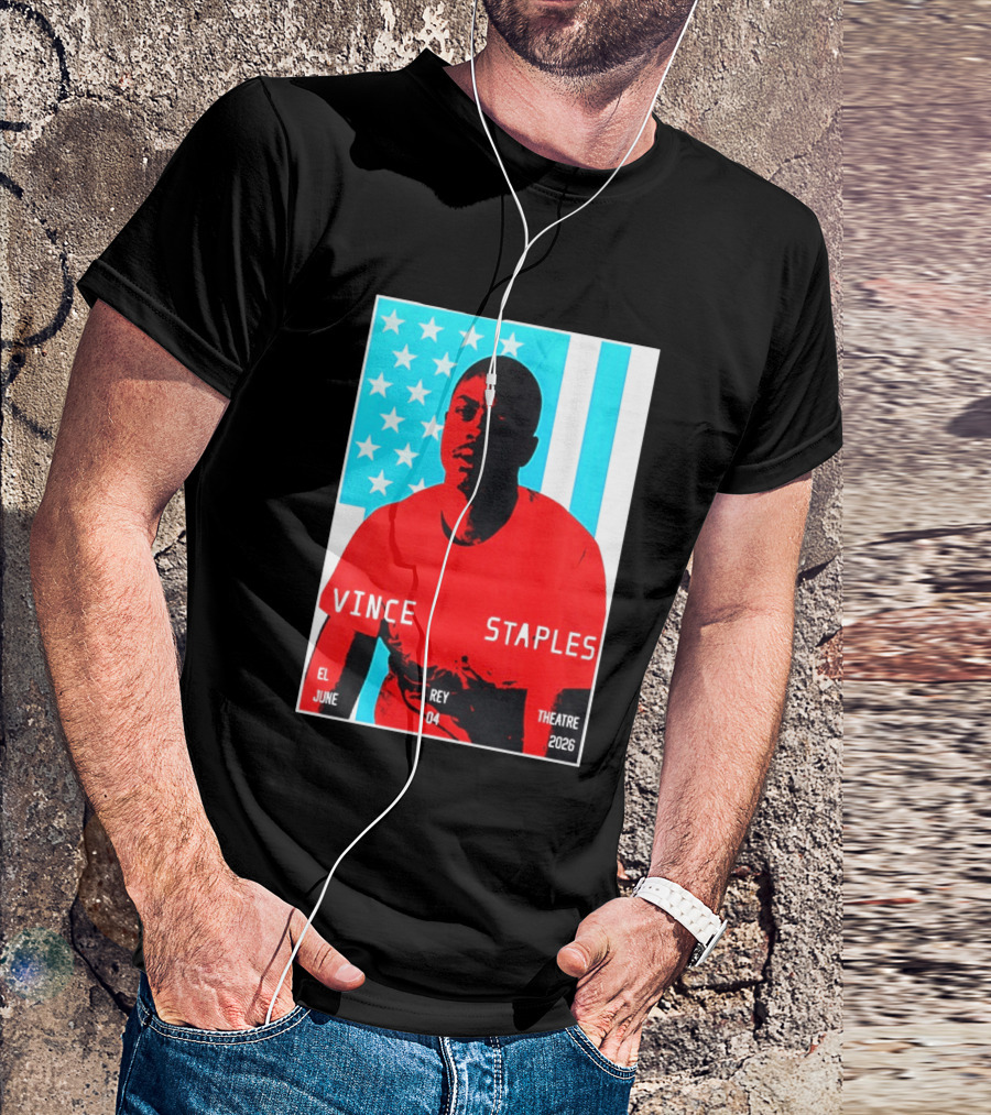 Vince Staples El Rey Theatre Los Angeles June 4 2026 T-Shirt