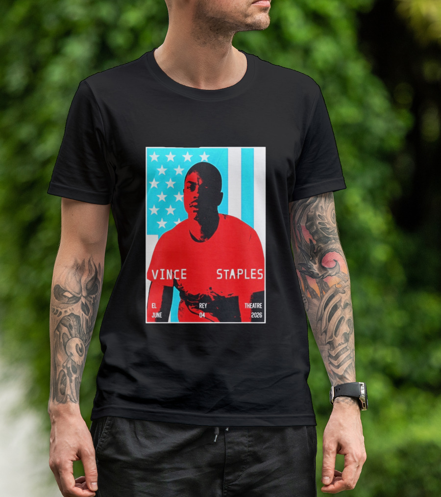 Vince Staples El Rey Theatre Los Angeles June 4 2026 T-Shirt