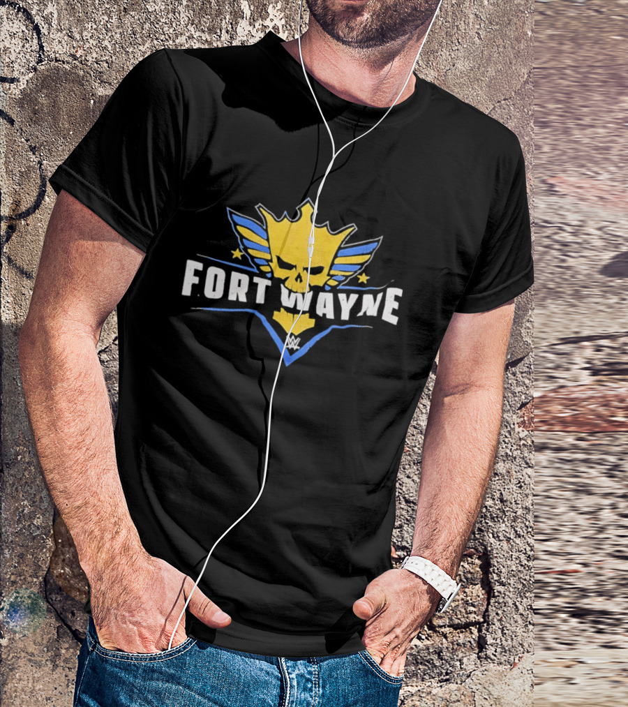 Fort Wayne WWE Skull King Wings T-Shirt