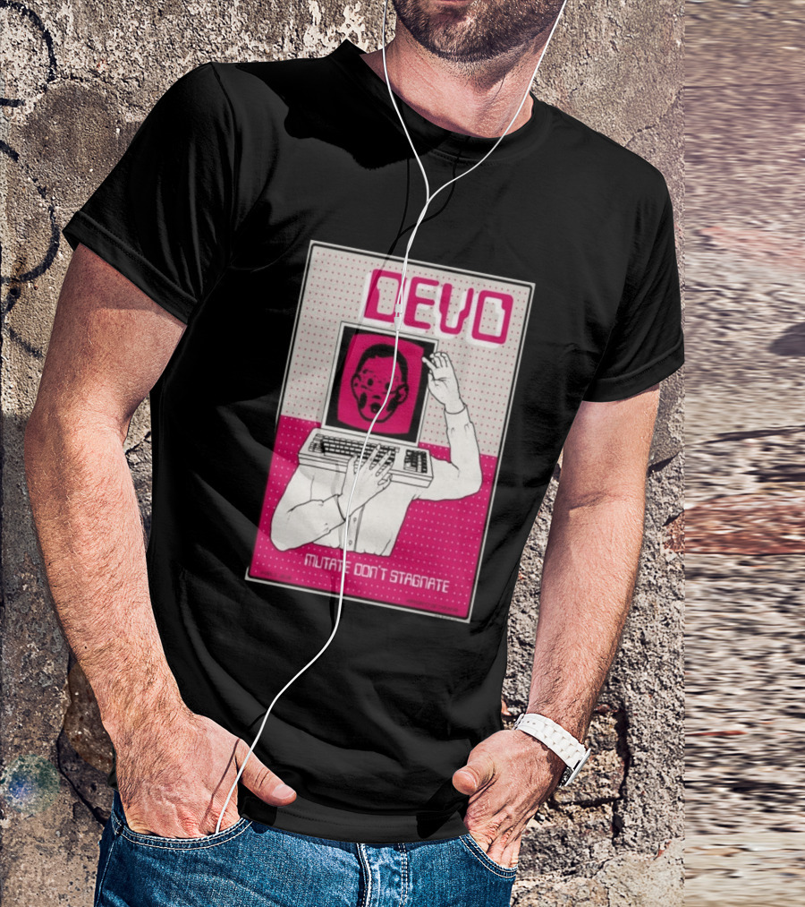 June 03 2026 Devo Concert Akron Civic Theatre Mutate Don't Stagnate T-Shirt