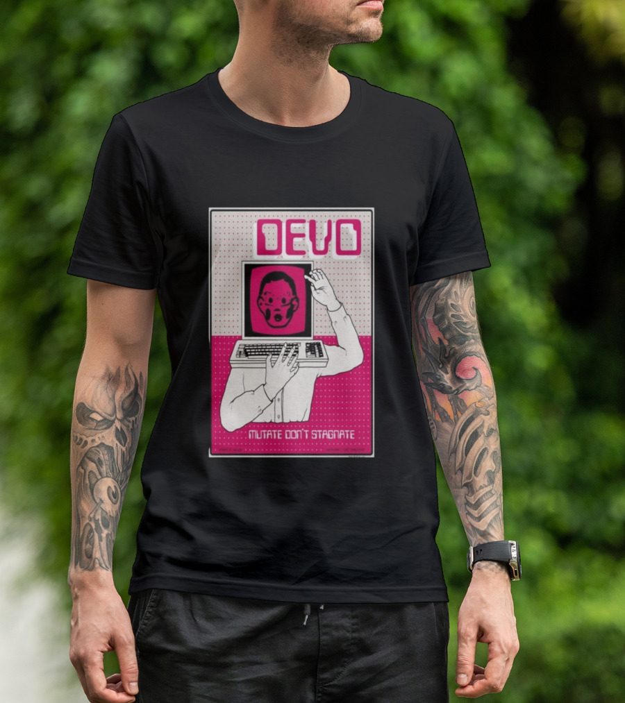 June 03 2026 Devo Concert Akron Civic Theatre Mutate Don't Stagnate T-Shirt