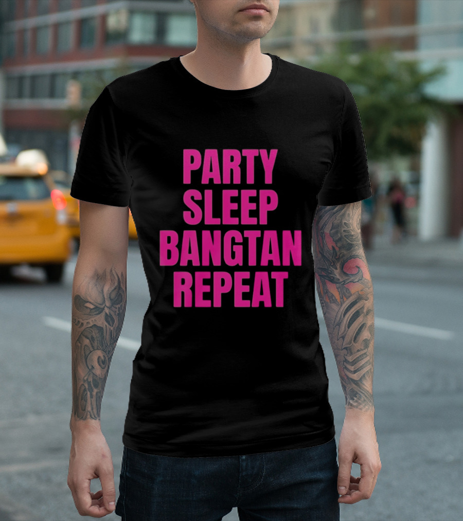 Party Sleep Bangtan Repeat BTS K Pop T-Shirt