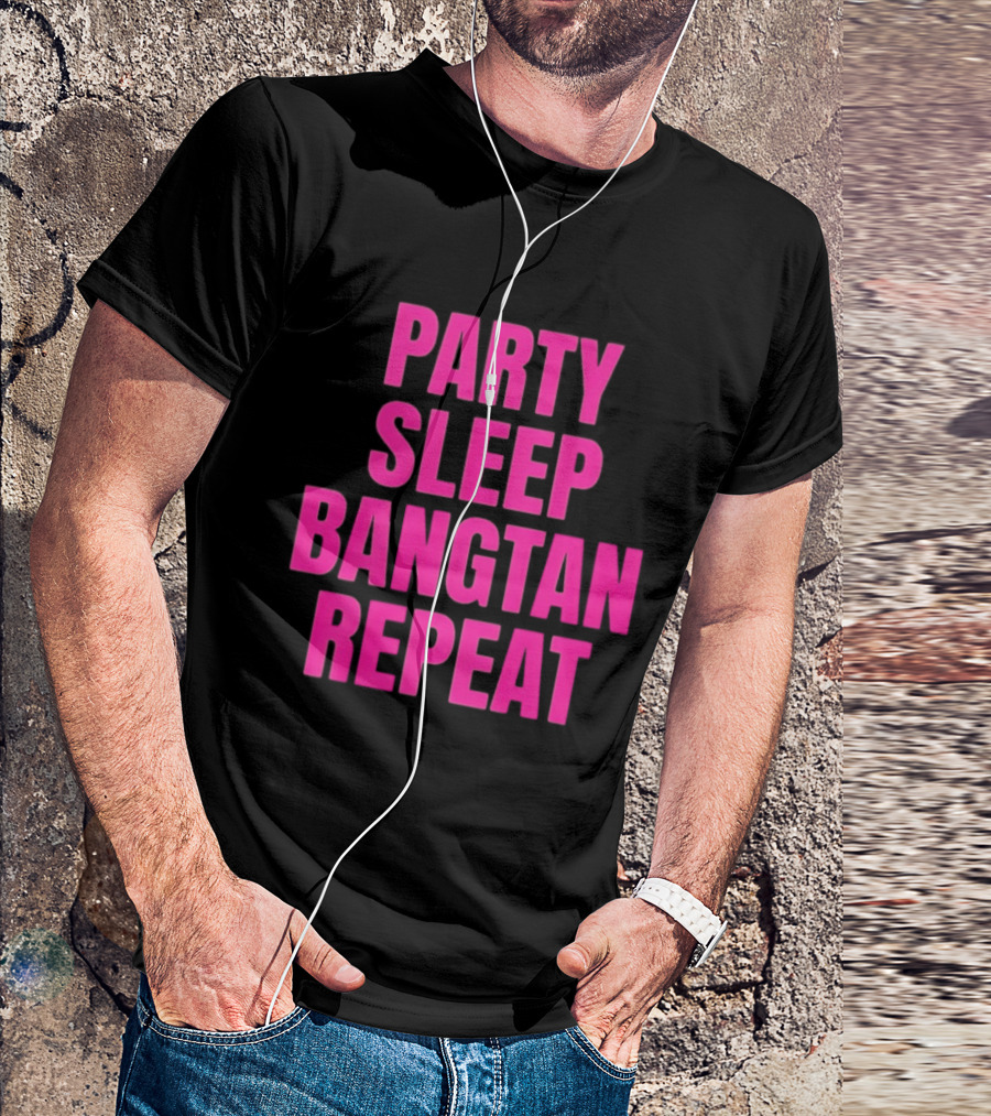 Party Sleep Bangtan Repeat BTS K Pop T-Shirt