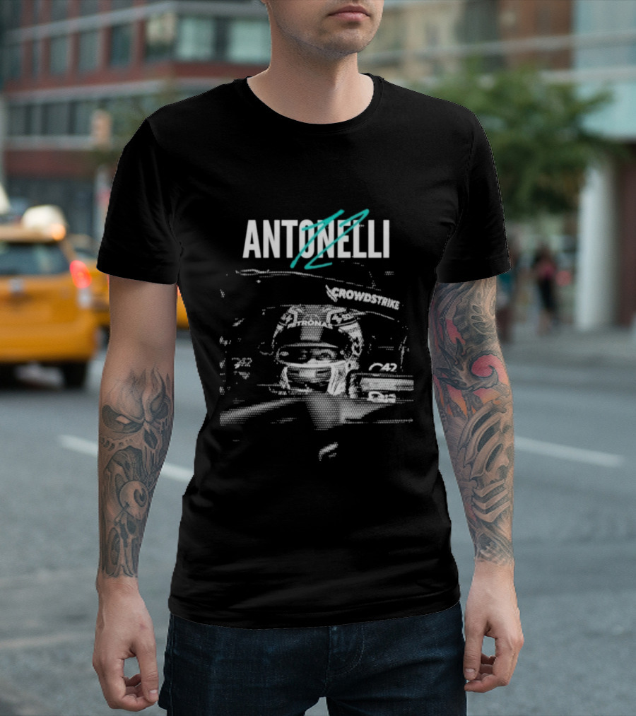 Antonelli F1 Racing Driver Helmet T-Shirt