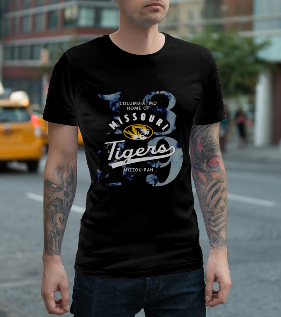Columbia MO Home Of Missouri Tigers Mizzou Rah 1839 T-Shirt