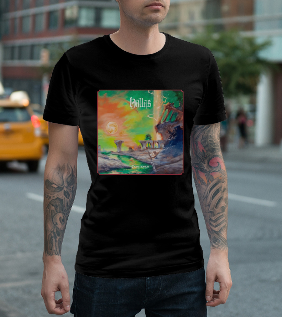 Hällas Conundrum Fantasy Moonscape Adventure T-Shirt