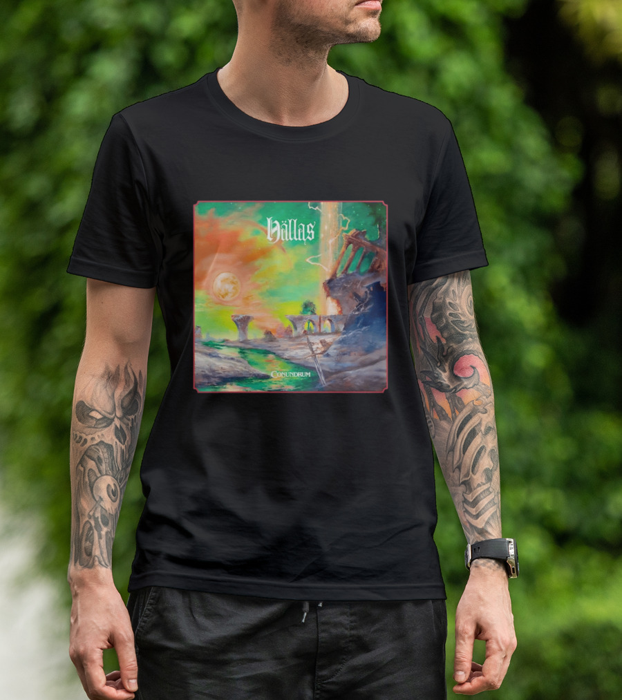 Hällas Conundrum Fantasy Moonscape Adventure T-Shirt